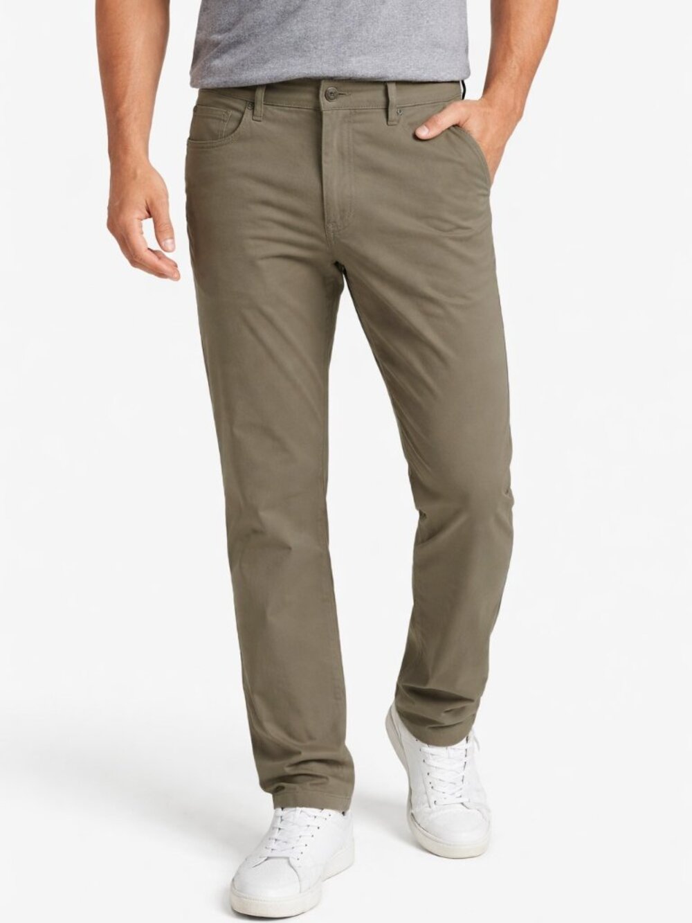 Weatherproof Vintage Comfort Stretch Pants, Men's Tapered, Tan Size 32x34